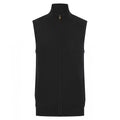 Front - Henbury Mens Zip Front Sleeveless Jumper