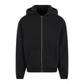 Front - Build Your Brand Unisex Adult Fluffy Full Zip Hoodie