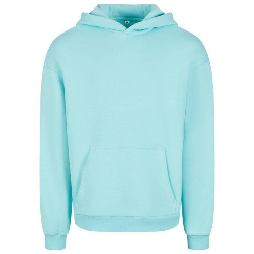 Front - Build Your Brand Unisex Adult Fluffy Pullover Hoodie