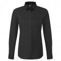 Front - Premier Womens/Ladies Supreme Oxford Long-Sleeved Shirt