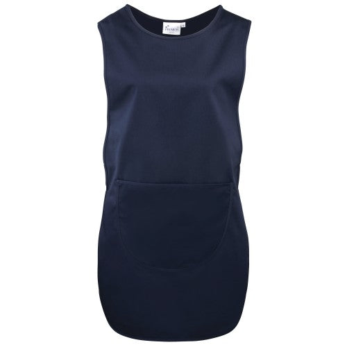 Front - Premier Ladies/Womens Long Length Pocket Tabard / Workwear