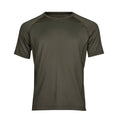 Olive Melange - Front - Tee Jays Mens CoolDry T-Shirt