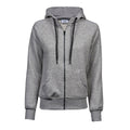 Front - Tee Jays Womens/Ladies Fashion Full Zip Hoodie