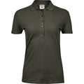 Front - Tee Jays Womens/Ladies Luxury Stretch Polo Shirt