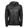 Front - Tee Jays Womens/Ladies Crossover Hooded Jacket