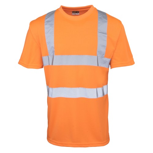 Front - RTY High Visibility Mens High Vis T-Shirt