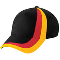 Front - Beechfield World Flags Nations GB Baseball Cap / Headwear