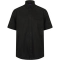 Front - Henbury Mens Wicking Short Sleeve Work Shirt