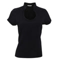 Front - Kustom Kit Womens/Ladies Corporate Short Sleeve Keyhole Neck Top
