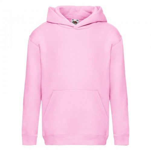 Front - Fruit Of The Loom Kids Unisex Premium 70/30 Hooded Sweatshirt / Hoodie
