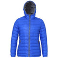 Front - 2786 Womens/Ladies Hooded Water & Wind Resistant Padded Jacket
