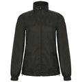 Front - B&C Womens/Ladies ID.601 Hooded Showerproof Windbreaker Jacket