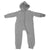 Front - Comfy Co Unisex Baby Hooded Full Zip Onesie/All-in-one