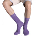 Purple - Back - Kariban Cotton City Mens Casual Cotton Rich Socks