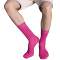 Fuchsia - Back - Kariban Cotton City Mens Casual Cotton Rich Socks