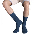 Navy - Back - Kariban Cotton City Mens Casual Cotton Rich Socks