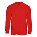 Front - Gildan Mens Long Sleeve Premium Cotton Double Pique Polo Shirt