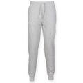 Front - Skinnifit Mens Slim Cuffed Jogging Bottoms/Trousers