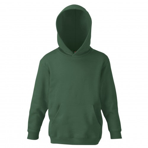 Royal Blue - Front - Fruit Of The Loom Kids Unisex Classic 80-20 Hoodie