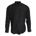 Front - Premier Mens Jeans Stitch Long Sleeve Denim Shirt