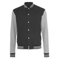 Front - Build Your Brand Mens Sweat College Jacket