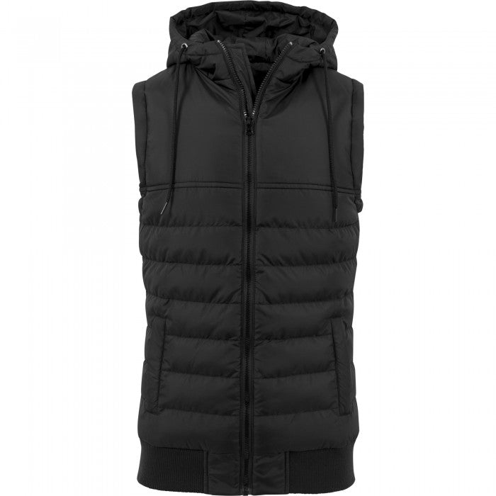 Front - Build Your Brand Mens Bubble Vest