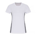 Front - TriDri Womens/Ladies Contrast Panel Performance T-Shirt