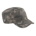 Front - Beechfield Camouflage Army Cap / Headwear (Pack of 2)