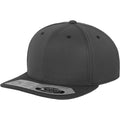 Front - Yupoong Flexfit Unisex 110 Plain Fitted Snapback Cap (Pack of 2)
