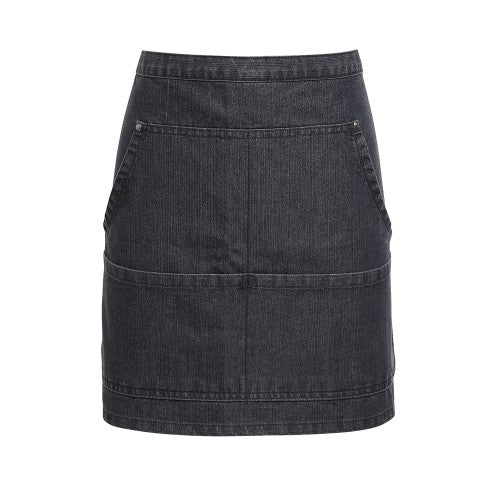 Front - Premier Jeans Stitch Denim Waist Apron (Pack of 2)