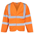 Front - RTY High Visibility Unisex High Vis Motorway Coat (Pack of 2)