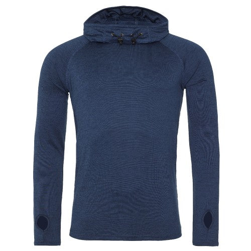 Front - AWDis Just Cool Mens Cowl Neck Long Sleeve Baselayer Top (Pack of 2)