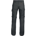 Front - Kariban Mens Zip-off Multi-Pocket Work Trousers (Pack of 2)