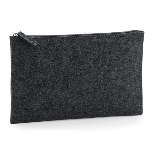 Front - BagBase Felt Accessory Pouch
