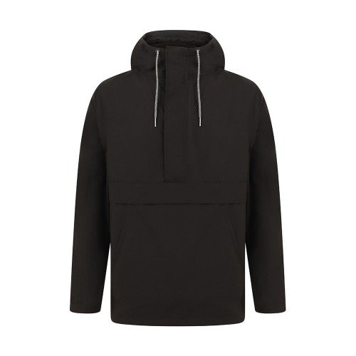 Front - Front Row Mens Pullover Half-zip Jacket