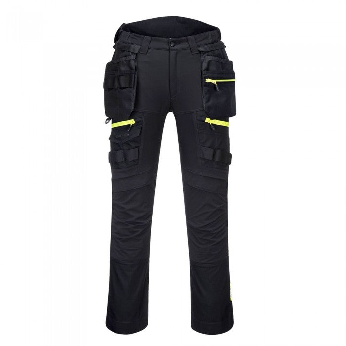 Front - Portwest Mens DX440 Detachable Holster Pocket Trouser