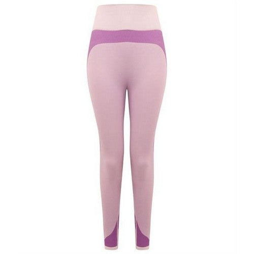 Front - Tombo Womens/Ladies Seamless Panelled Leggings