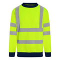 Front - PRO RTX Mens High Visibility Sweatshirt