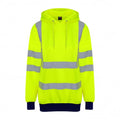 Front - Pro RTX High Visibility Unisex Adults Reflective Hoodie