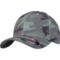 Front - Flexfit by Yupoong Unisex Adults Camo Stripe Cap