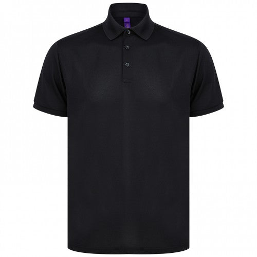 Front - Henbury Unisex Adult Polo Shirt