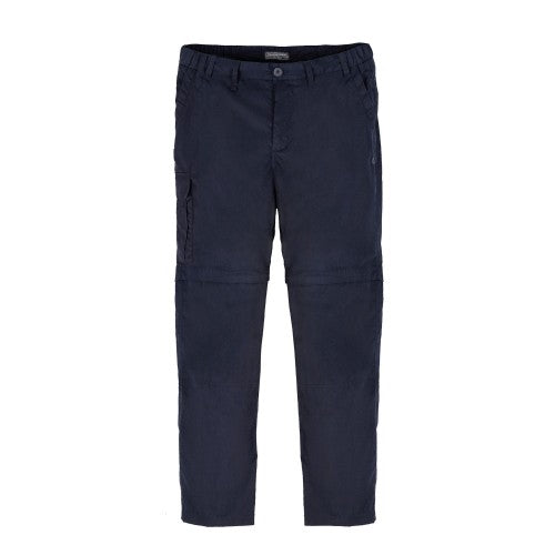 Front - Craghoppers Mens Expert Kiwi Convertible Tailored Cargo Trousers