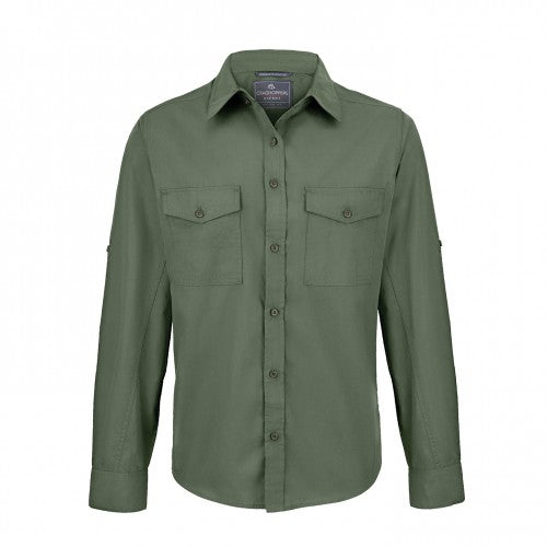 Front - Craghoppers Mens Expert Kiwi Long-Sleeved Shirt