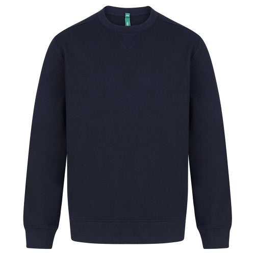 Front - Henbury Unisex Adult Sustainable Sweatshirt