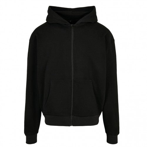 Front - Build Your Brand Mens Ultra Heavyweight Full Zip Hoodie
