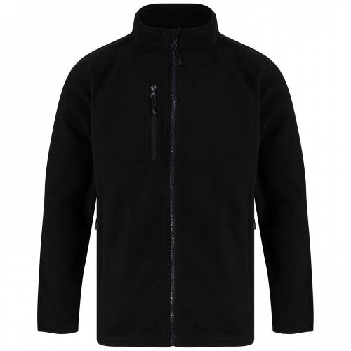 Front - Henbury Unisex Adult Recycled Polyester Fleece Jacket
