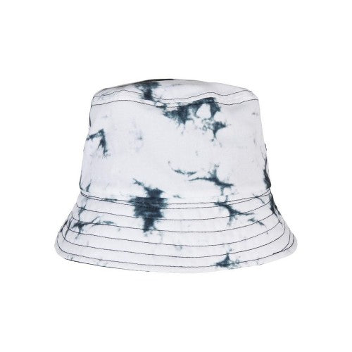 Front - Yupoong Unisex Adult Flexfit Batik Dye Reversible Bucket Hat