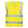 Front - Portwest Unisex Adult Eco Friendly Hi-Vis Vest