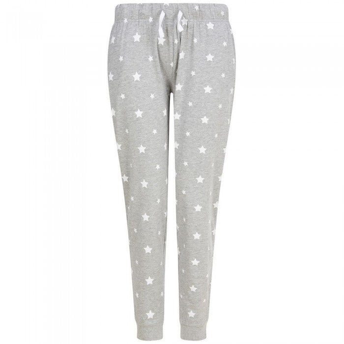 Front - SF Womens/Ladies Stars Lounge Pants