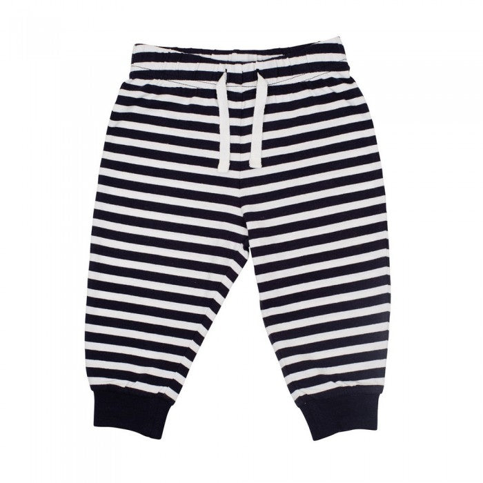 Front - Larkwood Baby Striped Lounge Pants